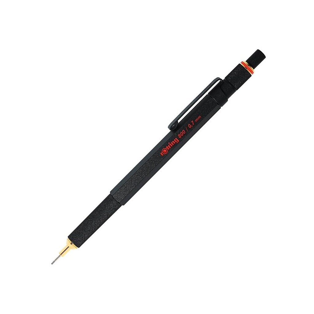 Rotring rOtring 800 mekanisk blyant | HB 0,7 mm | Sort metal tønde