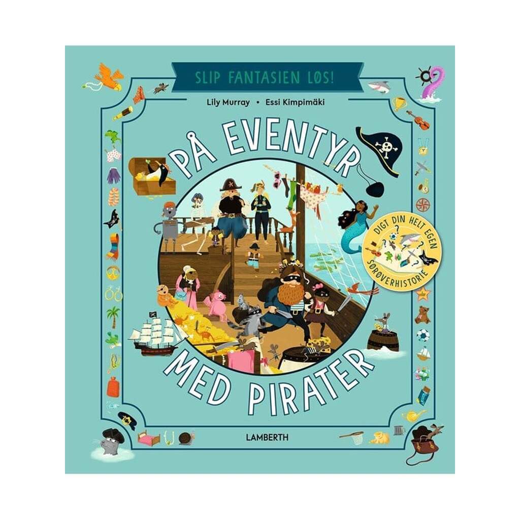 På eventyr med pirater - Børnebog - Hardcover