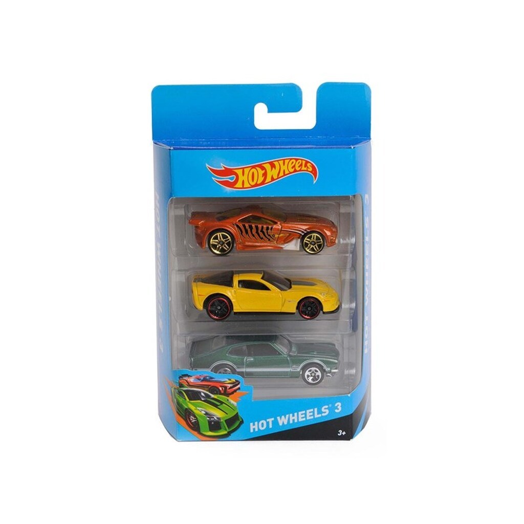 Hot Wheels 3-Pack (Assorted Colors)