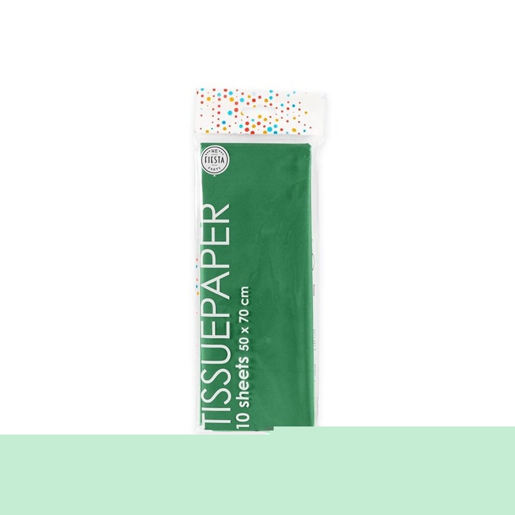 Globos - Tissue Paper 10 Sheets Xmas Green 50x70cm
