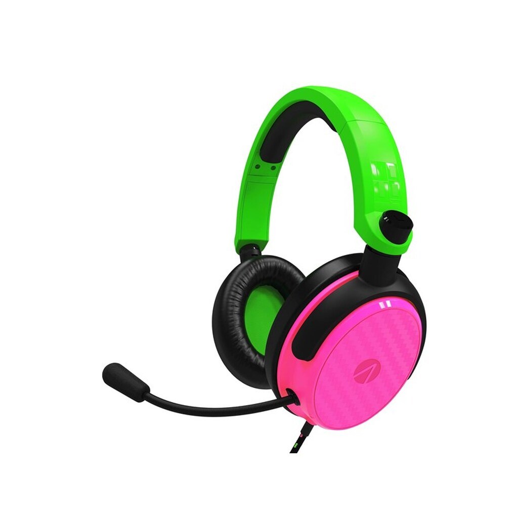 STEALTH C6-100 - Neon Green / Pink - Wired Headset - Sony PlayStation 4
