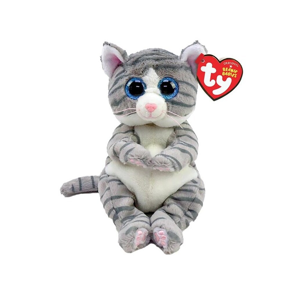 Ty Beanie Bellies - Mitzi Grey Tabby Cat 20cm