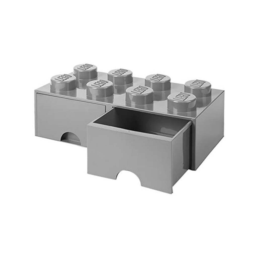 LEGO Brick Drawer 8 - Stone Grey