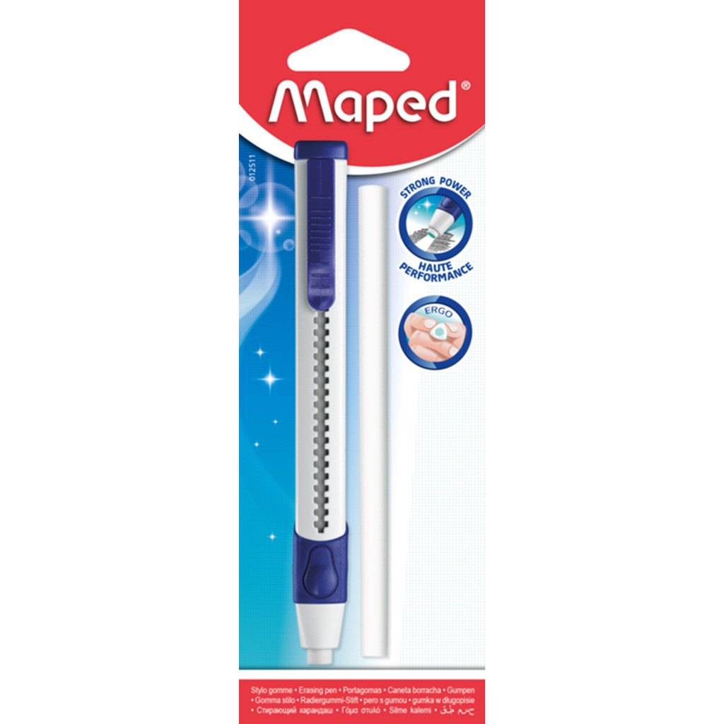 Maped Viskepen, blister med viskepen og ekstra refill