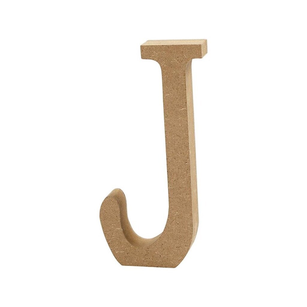 Creativ Company Letter J MDF 13cm 1pc.