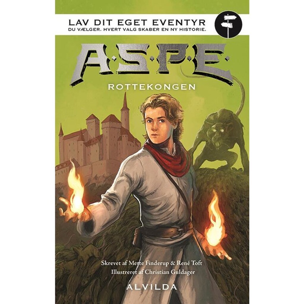 A.S.P.E. - Lav dit eget eventyr: Rottekongen - Børnebog - Hardcover