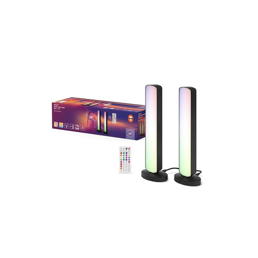 Osram SMART+ Mood Light Bar 480lm 8W RGB+827-865 sort WiFi