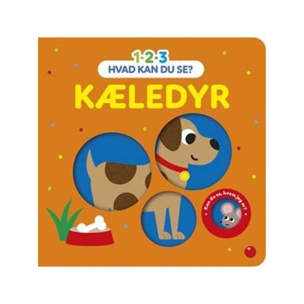 1-2-3 Hvad kan du se? Kæledyr - Børnebog - Papbog