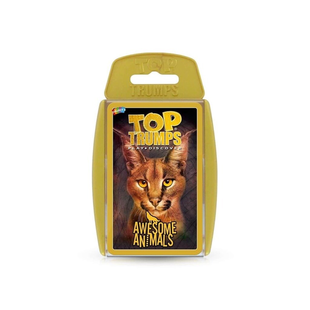 Winning Moves Awesome Animals Top Trumps Card Game (English)