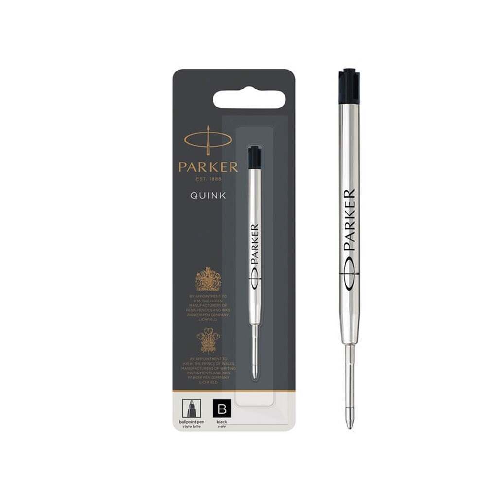 Parker PARKER QUINKflow-blækpatron til kuglepen, bred spids, sort