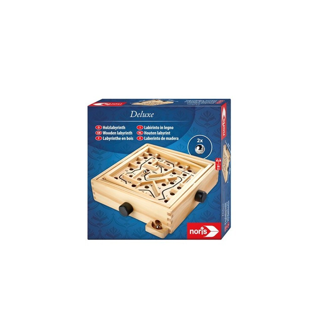 Noris Deluxe Labyrintspil i træ