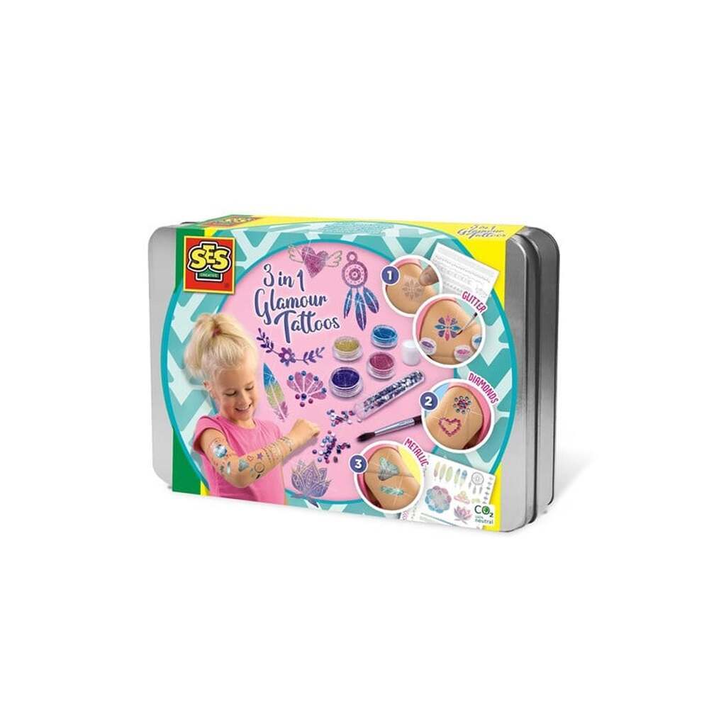 SES Creative 3-in-1 Glamour Tattoos