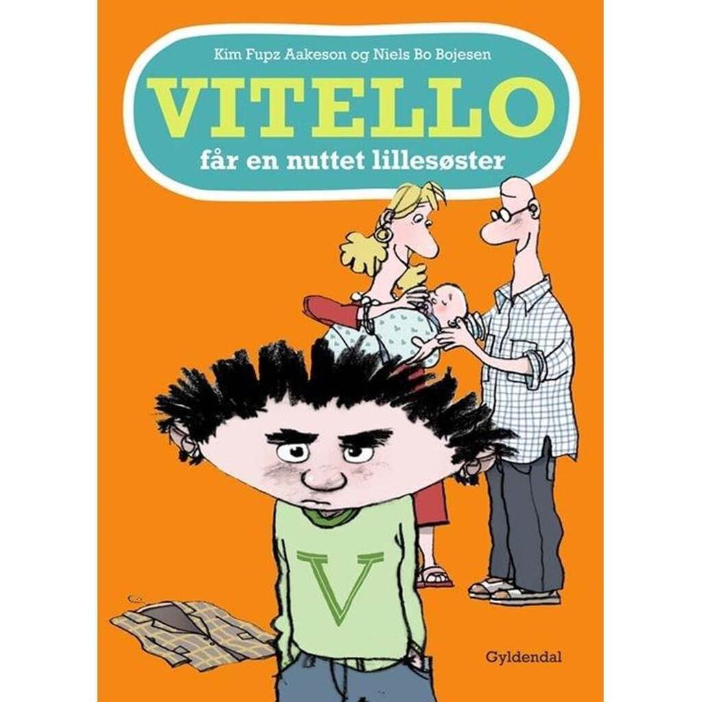 Vitello får en nuttet lillesøster - Børnebog - Hardcover