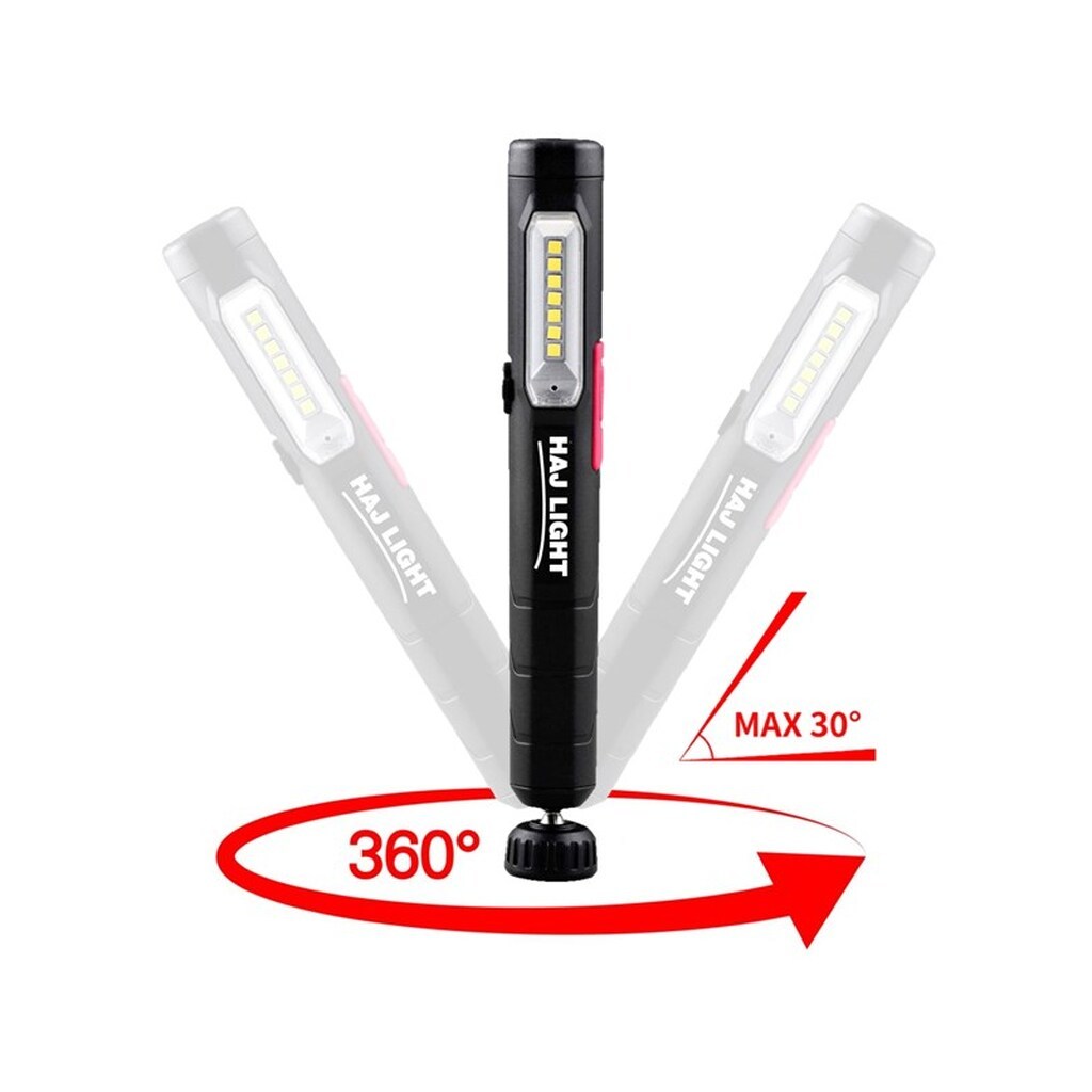 Haj Light Genopladelig Pen-light 220 + 80 lumen