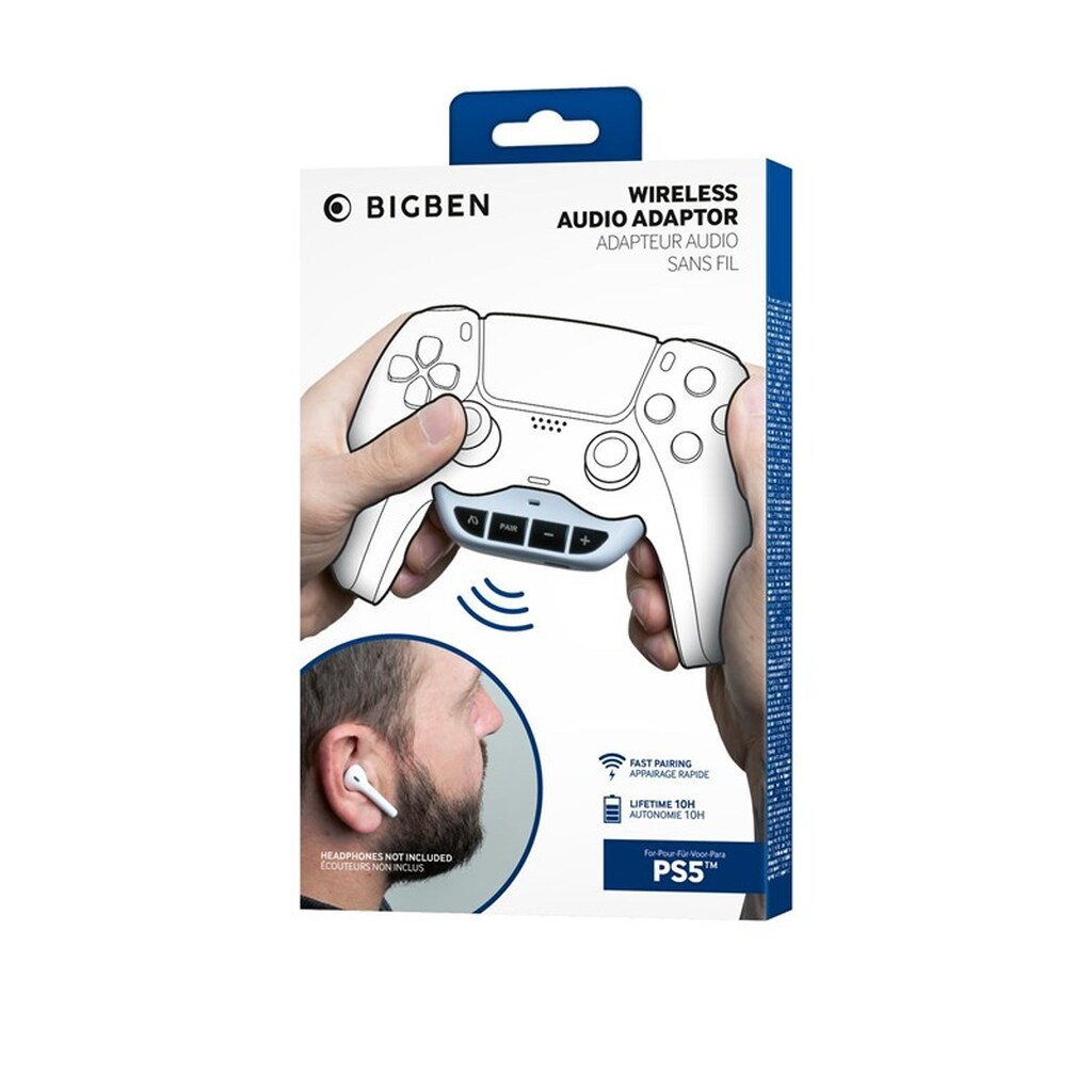 BigBen Interactive Wireless Audio Adaptor - Wired - Sony PlayStation 5