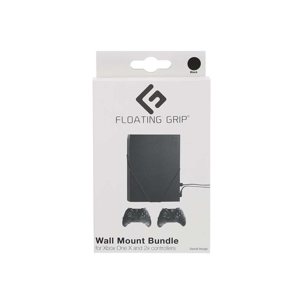 Floating Grip Xbox One X wall mount Bundle Black - Miscellaneous Tilbehør til spillekonsol - Microsoft Xbox One X