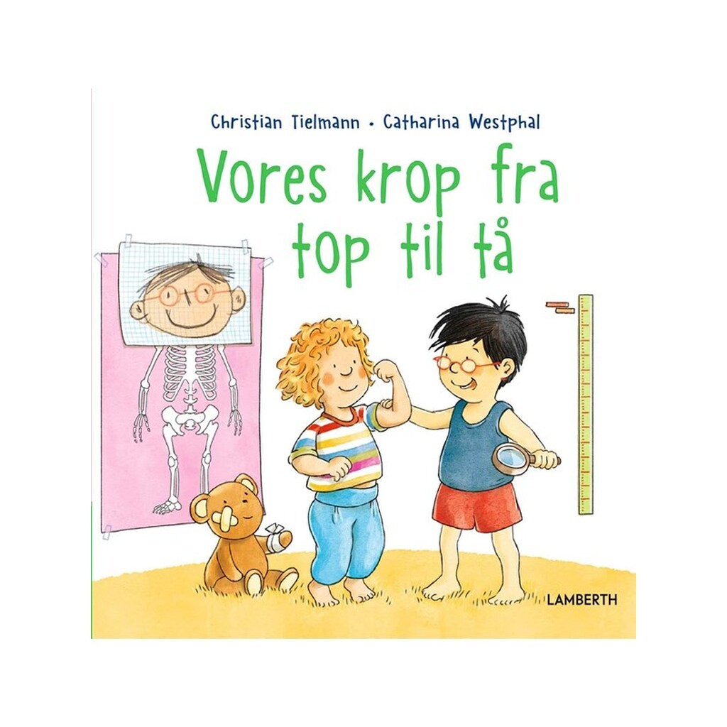 Vores krop fra top til tå - Børnebog - Hardcover