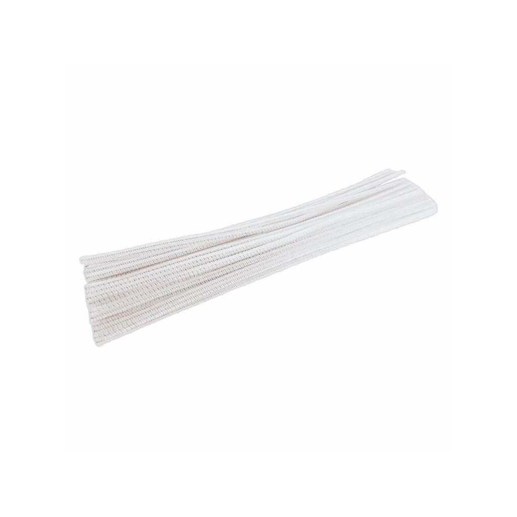 Colorations - White Chenille Wire 100pcs.
