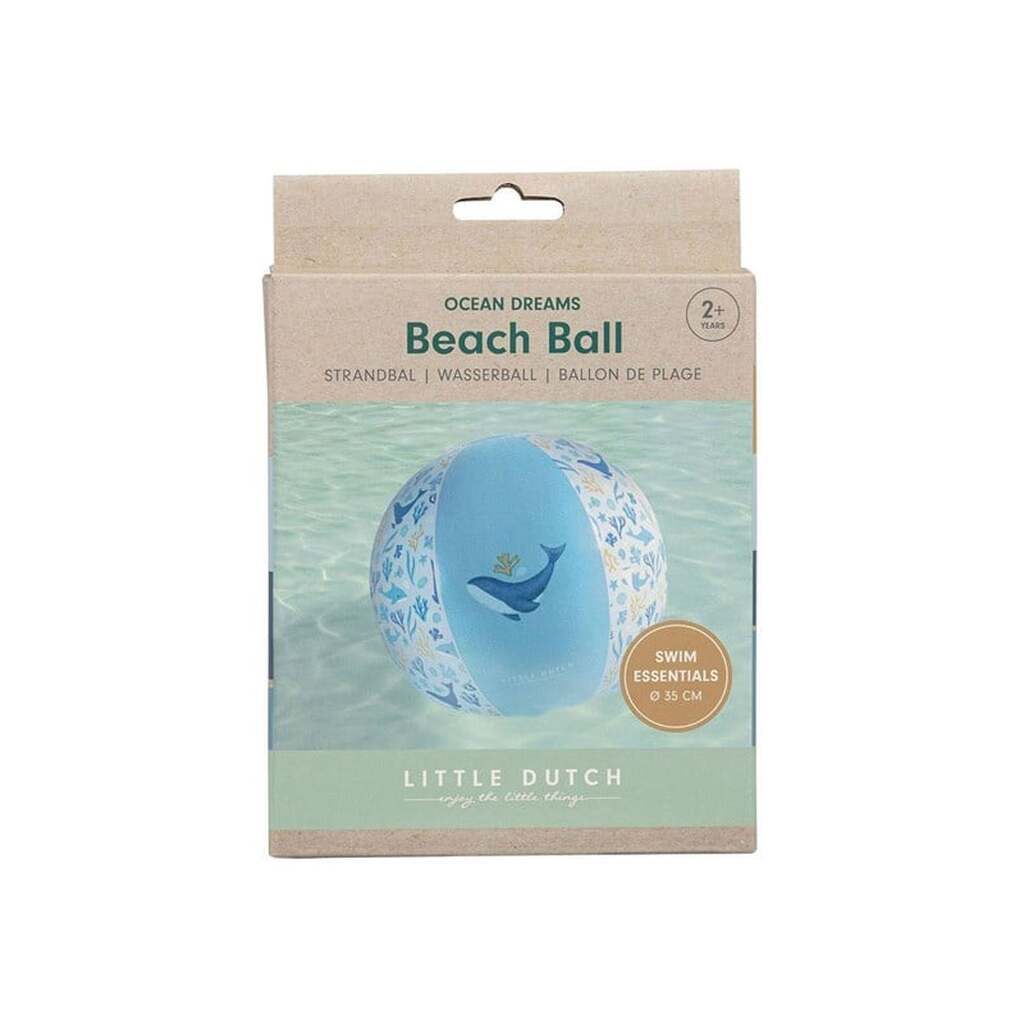 Little Dutch Ocean Dreams Beach Ball Blue 35cm