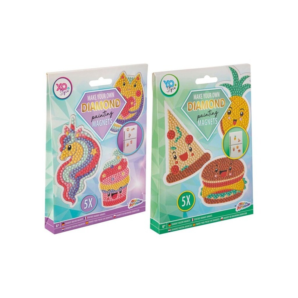 Grafix Make your own Diamond Painting Magnets - assorted