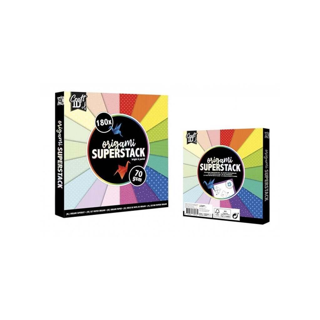 Creative Craft Group Origami Superpack, 70 g., 15*15cm, 180