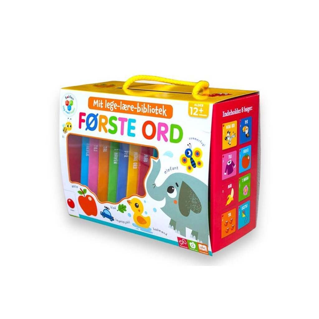 Mit lege-lære bibliotek: Første ord - Børnebog