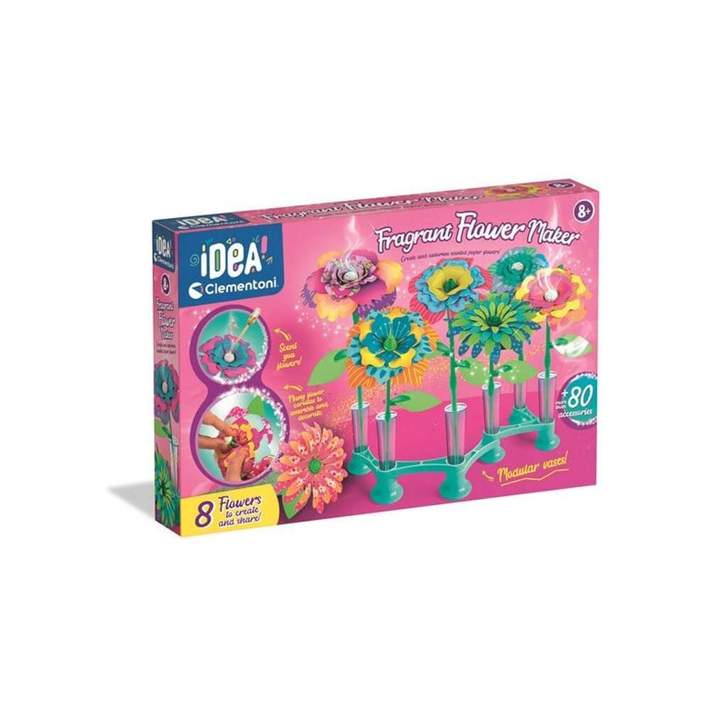 Clementoni Idea Fragrance Flowers Making Craft Kit 8 Flowers