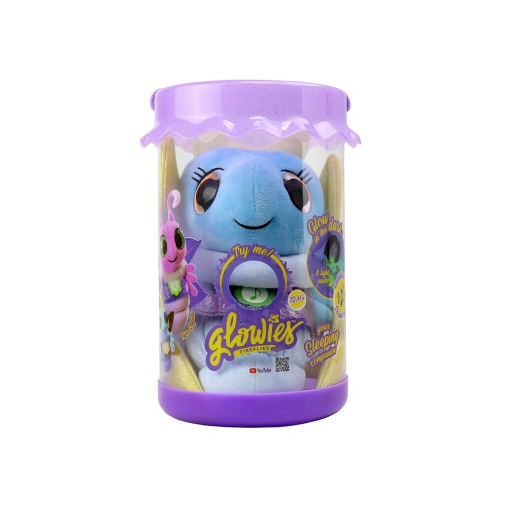 Glowies Fireflies Sovebamse med lys og lyd, Blå