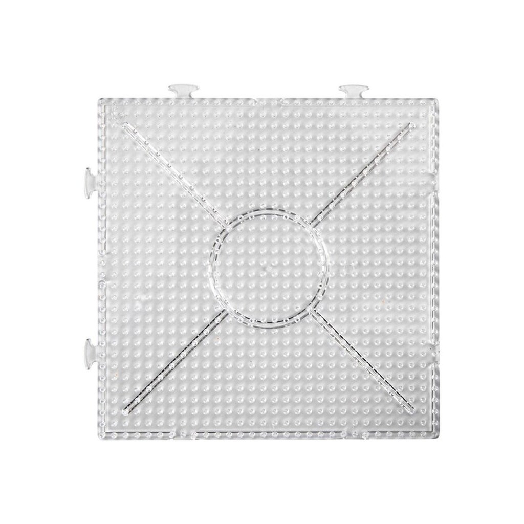 Creativ Company - Iron-on bead board Clear Square 15x15cm 2 pcs.