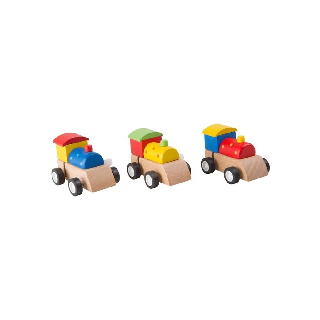Small Foot - Wooden Train Wind Up per piece