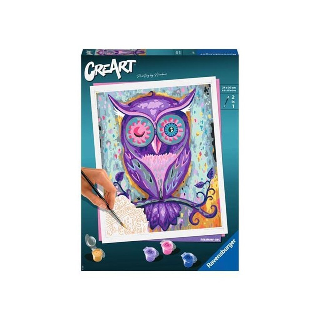 Ravensburger CreArt Paint by Numbers - Dreaming Owl