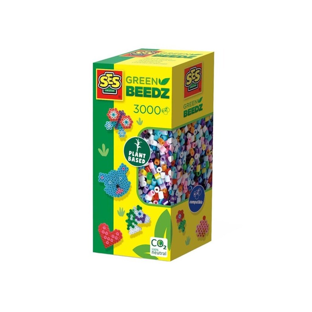 SES Creative Green Beedz - Fuse Beads Mix 3000
