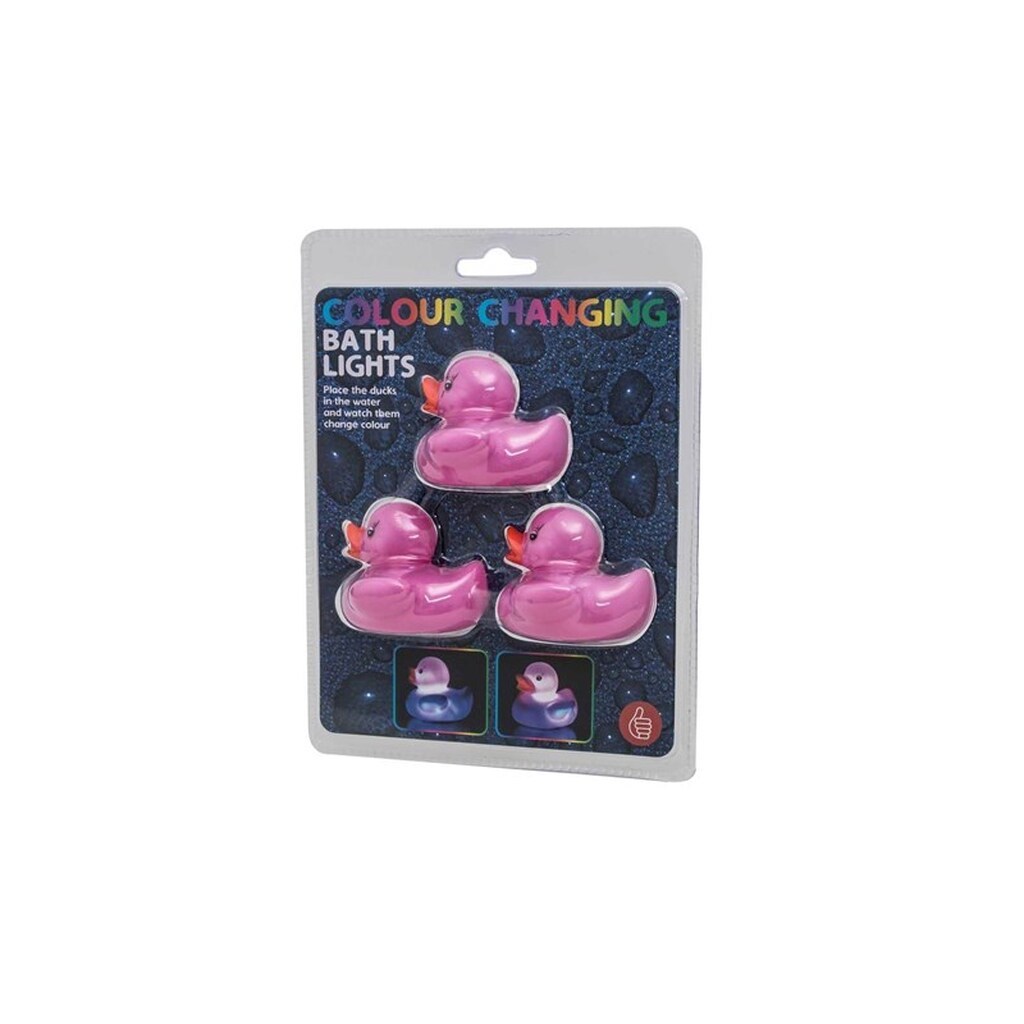 Thumbs Up! LED Bath Ducks "Duck Lights" (Pack of 3)