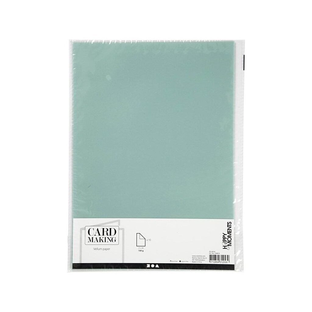 Creativ Company - Vellum paper A4 Light Blue 10 Sheets