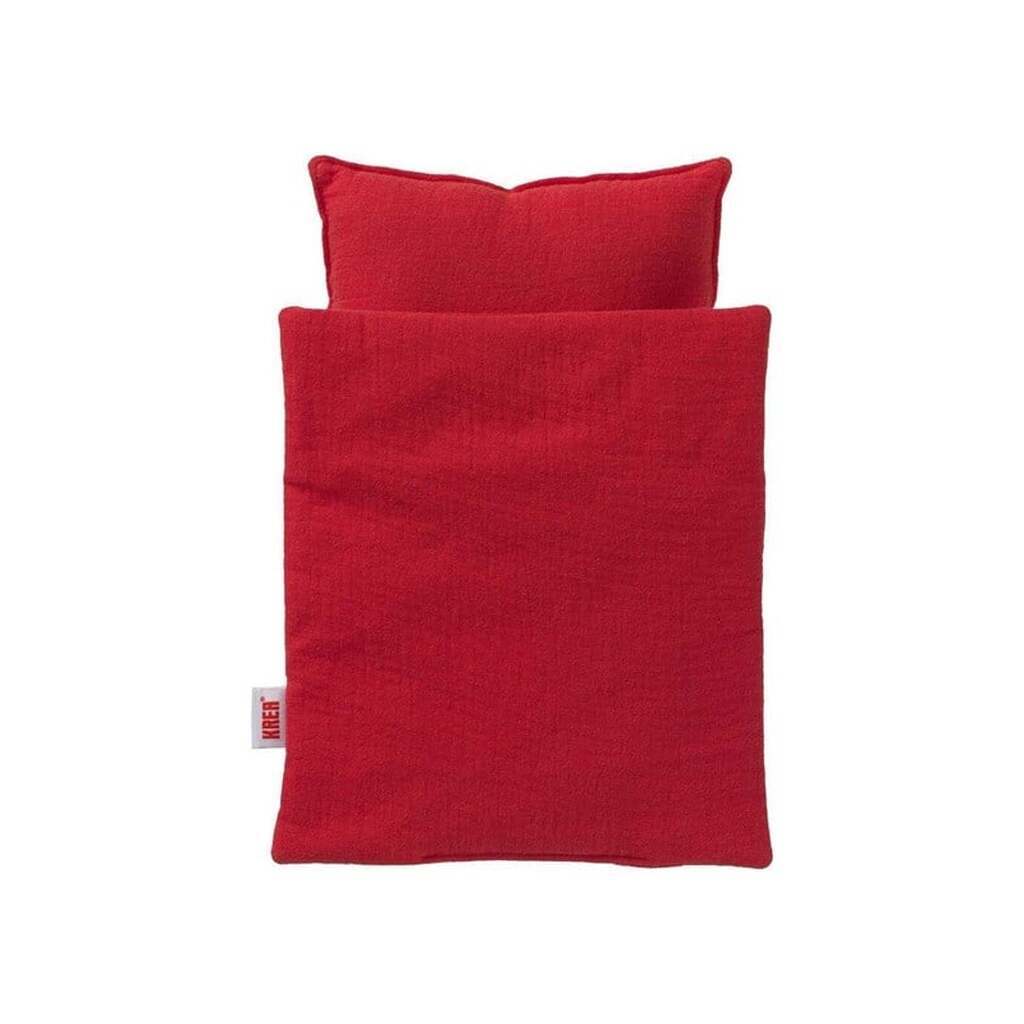 Krea Doll Bed Linen Red