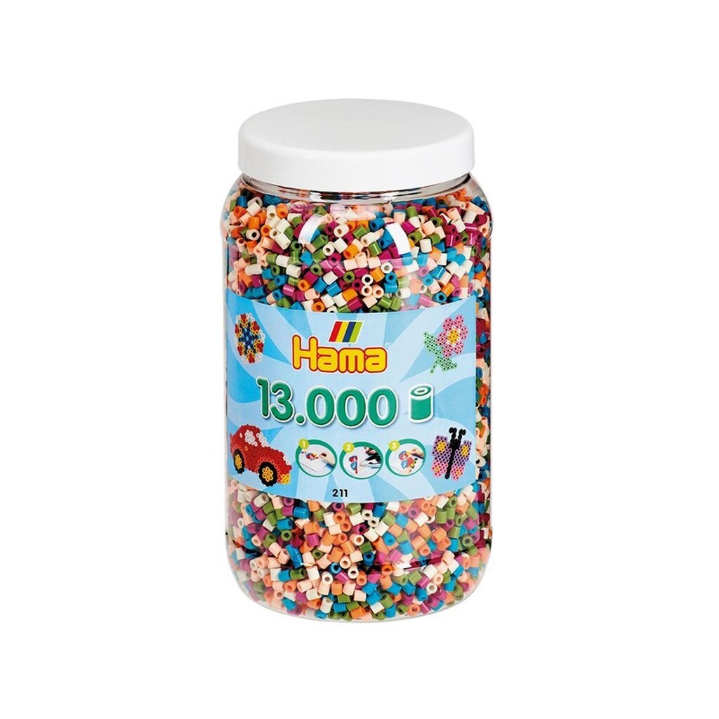 Hama Beads in Pot - Mix 13000 pcs