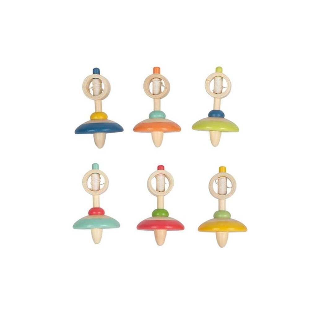 Small Foot Wooden Top with String Display