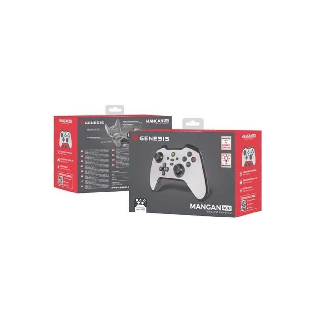 Genesis Mangan 400 - gamepad - wireless wired - Bluetooth - Wired Controller - Android