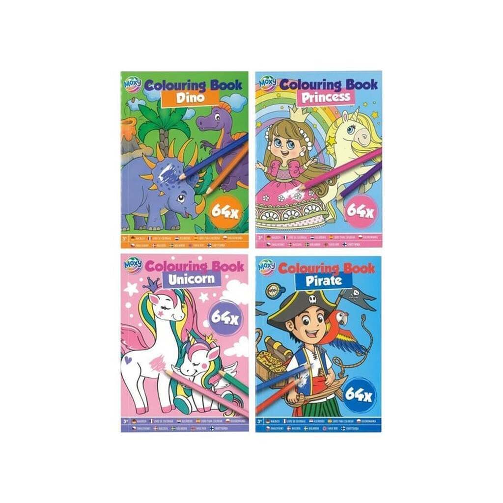 Hobby Mate Malebog A5, 64 sider, ass. design