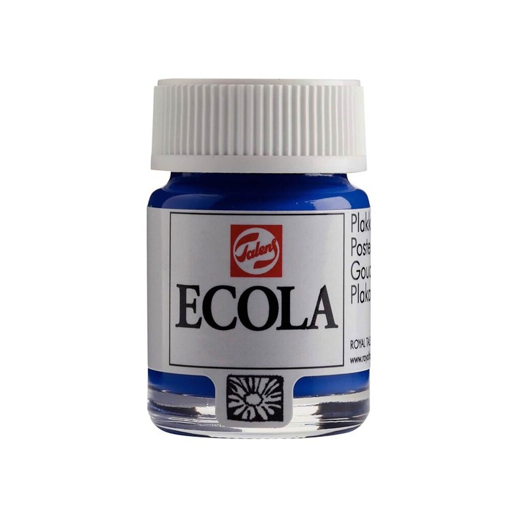 Bruynzeel - Ecola Poster Paint Bottle 16ml Dark Blue 502