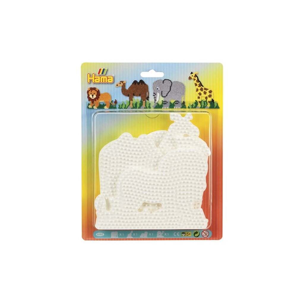 Hama Ironing Beads Pegboards - Animals 4pcs.