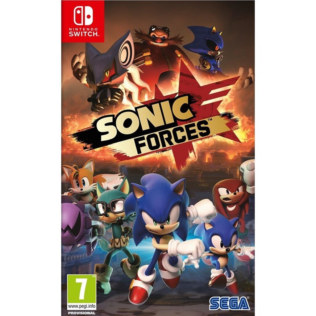 Sonic Forces (Code in a Box) - Nintendo Switch - Action
