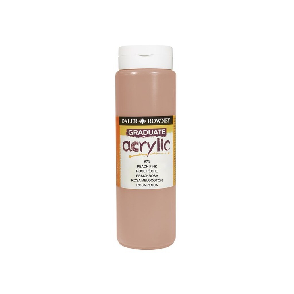 Daler-Rowney Graduate Acrylic 500 ml Peach Pink