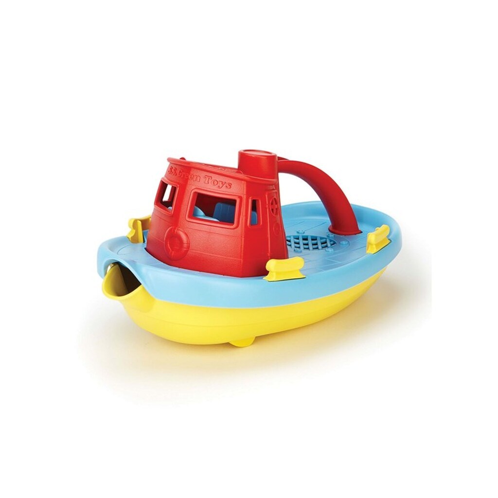 Green Toys Tugboat - Red / Blue