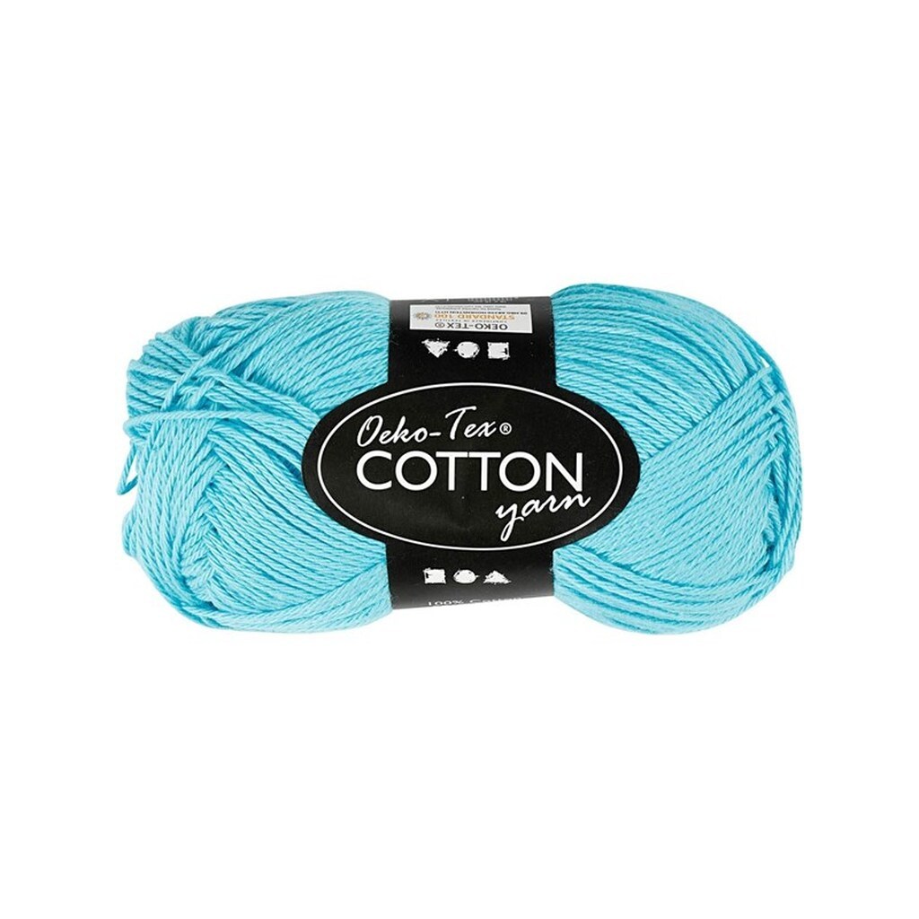 Creativ Company Cotton yarn Turqoise 50gr 170m