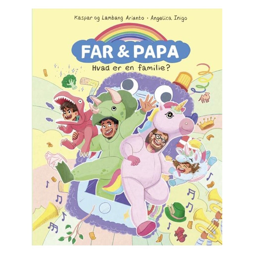 Far &amp; Papa - Hvad er en familie? - Børnebog - Hardcover