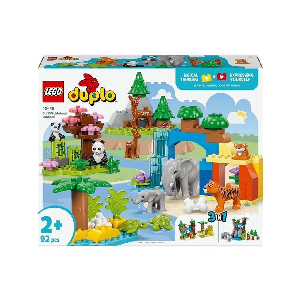 LEGO DUPLO 10446 3-i-1 vilde dyrefamilier