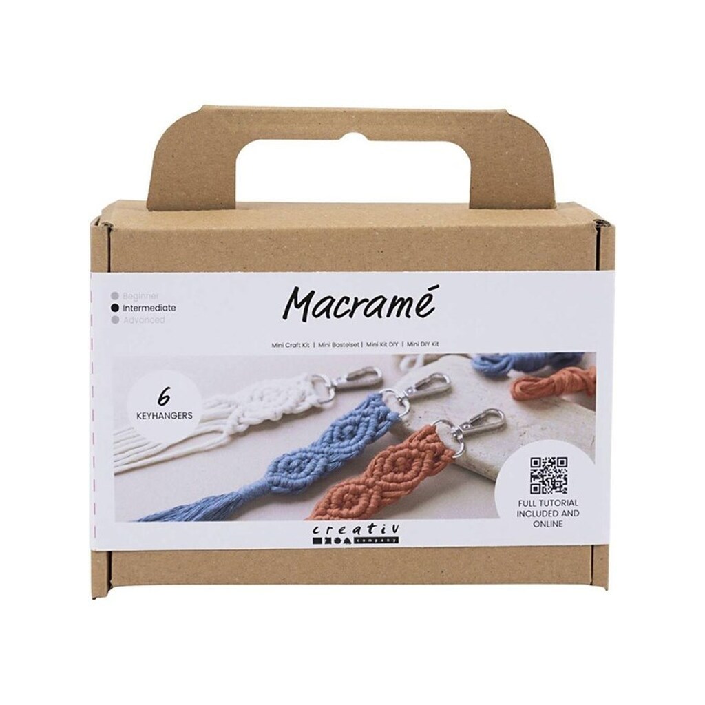 Creativ Company - Mini Hobbyset Macrame Keychains