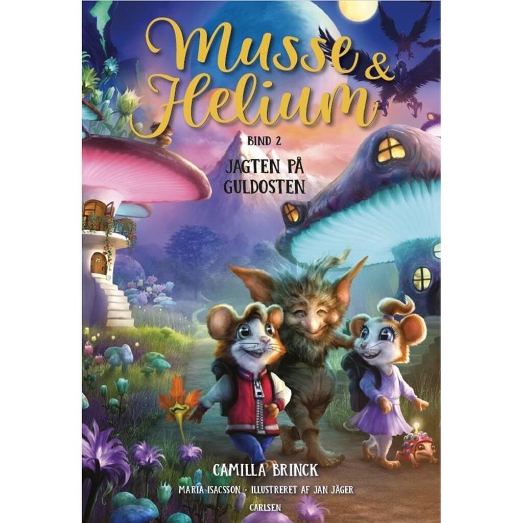 Musse og Helium (2) - Jagten på guldosten - Børnebog - Hardcover