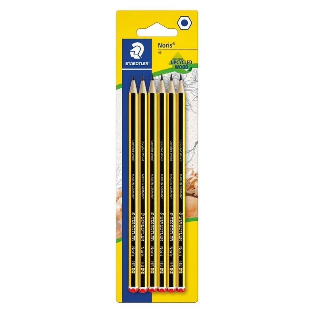 Staedtler Noris Blyant HB 6/Bk 100% PEFC